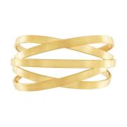 Tara Multi Strand Cuff Bracelet Gold Plating