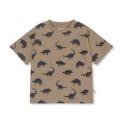 Obi T-shirt med dinosaurer