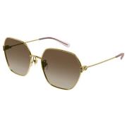 Guld/brun skygge solbriller