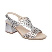 Elegant Platinum Sandal