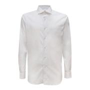 Hvid Poplin Tailor Stretch Skjorte