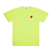 Rød Lime Hjerte T-shirt