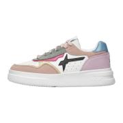 Leather and suede sneakers XENIA W.