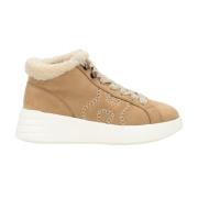 Rebel Suede Sneakers i Biscotto Farve