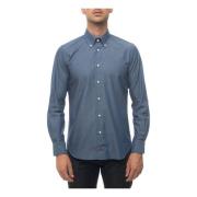 Denim Button-Down Casual Skjorte