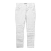 Broderede High-Rise Jeans