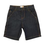 Blå Denim Bermuda Shorts