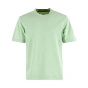 Grøn Aqua Jersey Piquet T-Shirt