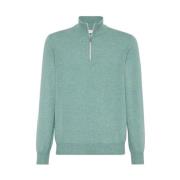 Jade Green Cashmere Strik Sweater