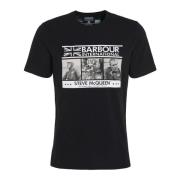 Steve McQueen Charge T-Shirt Sort