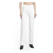 Off-white Klassisk Skåret Denim Jeans
