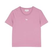 Rosa T-shirt med rævemotiv