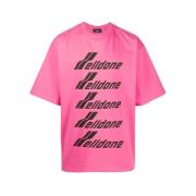 Pink Print T-shirt og Polo