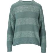 Grøn Mohair Crewneck Sweater