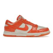 Sprækket Orange Lave Sneakers