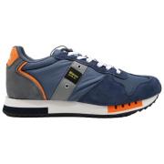 Navy Orange Sneakers S3QUEENS01