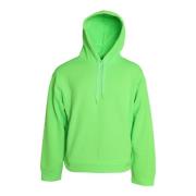 Neon Green Hooded Pullover Sweater