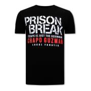 Chapo Guzman Prison Break T-shirt Herre