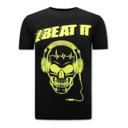 Just Beat It Print T-shirt Herre