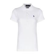 Hvid Polo T-shirt Kvinders Mode