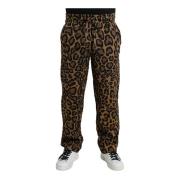 Leopard Print Jogger Bukser