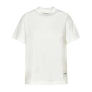 3-Pak Hvide Bomuld T-Shirts