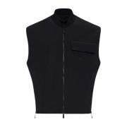 Sort Ripstop Nylon Vest