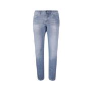 Slim Fit Blå Denim Jeans