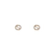 YBD729408001 - Øreringe i 18 kt rosa guld og diamanter