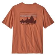Skyline Grafisk Bomuld T-shirt