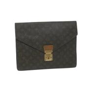 Pre-owned Canvas louis-vuitton-tasker