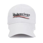 Politisk Stencil Hvid Hat