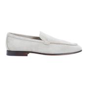 Nude Loafers Almond Toe Slip-On Style