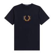 Lorblad Krans T-Shirt Navy