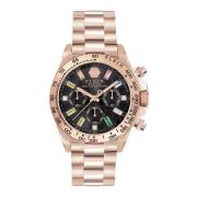 Nobile Lady Chrono Roségold Sort Armbånd