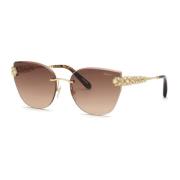 Rose Gold Sunglasses Brown Shaded