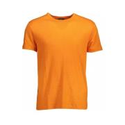 Broderet Linned T-shirt