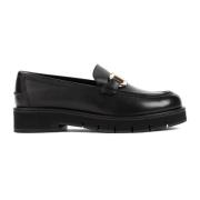 Sort Kalveskind Maryan Lug Loafers