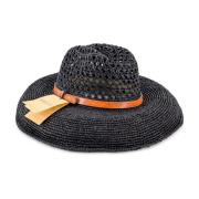 Flettede Straw Raffia Hat