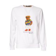 Bomuldssweatshirt med Polo Bear Print