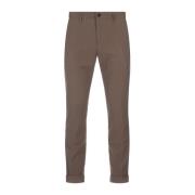 Brun Slim Fit Twill Bukser