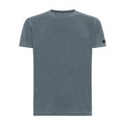Blå Techno Wash Piqué T-shirt