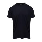 Forbedre din afslappede garderobe med sort bomuld crewneck t-shirt