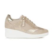 Beige Stardust Sneakers til Kvinder