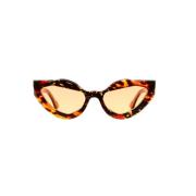 Gule og orange solbriller til kvinder