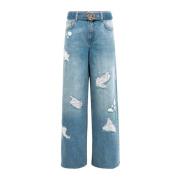 Lysblå Flared Bootcut Jeans