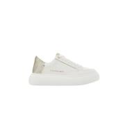 Eco Greenwich White-Gold Sneakers