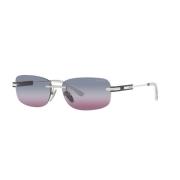 Stylish Sunglasses in Silver/Blue Pink