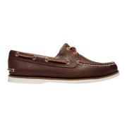 Klassisk Two-Eye Brun Herre Loafer