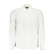 Hvid Bomuldsskjorte Regular Fit